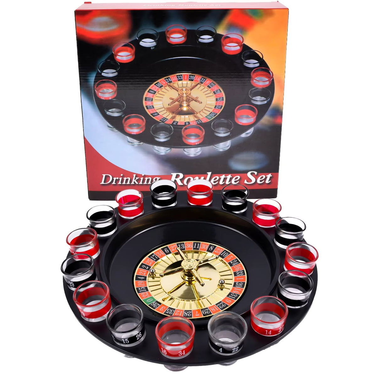Drinking roulette set